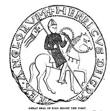 1100-1135AD English Seal of Henry I
