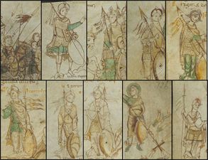 900-1000AD Carolingian Brussels ms 10066-77